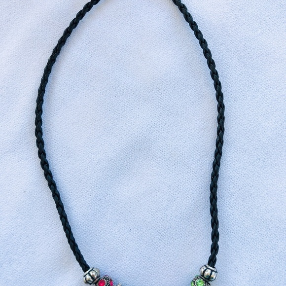 Jewelry Lot #24 Leather and Bead Necklace - Picture 4 of 4